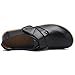 CIOR Women's Genuine Leather Loafers Casual Moccasin Driving Shoes Indoor Flat Slip-on Slippers,M915,Black,42