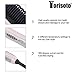 Ceramic Heating Hair Straightening Brush Torisoto Anti-scald Hair Straightener Brush for Detangling and Silky Hair (Pink)