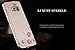 Samsung Galaxy S7 Edge Case,Inspirationc [Secret Garden] Gold and Pink TPU Plating Clear Shiny Cover Series for Samsung Galaxy S7 Edge-Swarovski
