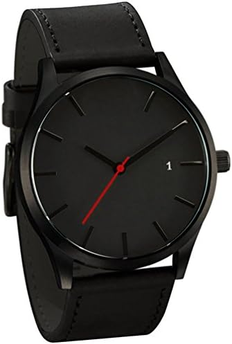 Men Watches,Toponly Men's Quartz Wristwatch Popular Low-key Minimalist Connotation Leather Watch (Popular A)
