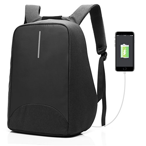 Coolbell 15.6 inch laptop backpack with usb port charging/light-w…
