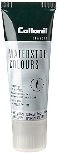 CollonilWaterstop Classic Care and waterproofing cream for smooth leather, Brown (Dark Brown), 75.00 ml