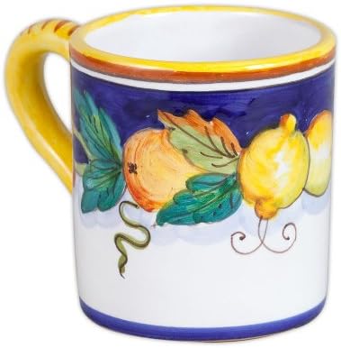 Daphne Hand Painted Italian Ceramic Mug From Deruta