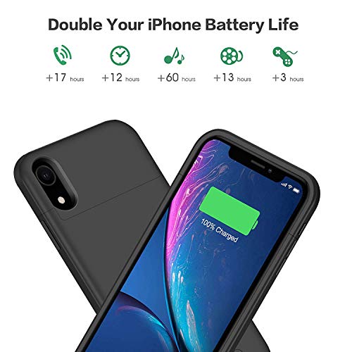 Battery Case for iPhone XR, Feob Upgraded 5500mAh Portable Charging