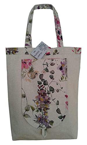 Bolso de tela plegable tote bag, tiene bolsillo doble, embalado ...