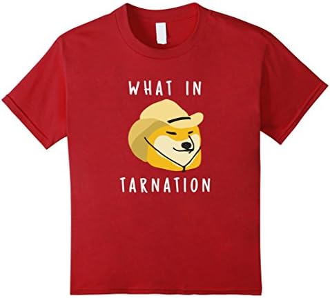 Kids What In Tarnation T Shirt 10 Cranberry
