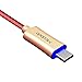 Micro USB Smart LED Auto Disconnect 5FT/1.5M Quick Charge Data Cable Android QC 3.0 for Samsung Galaxy S7/S7 Edge, Nexus, LG, Motorola, and More by Mcdodo (5FT Red)