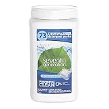 Seventh Generation Dishwasher Detergent Packs, Fragrance Free, 73 count