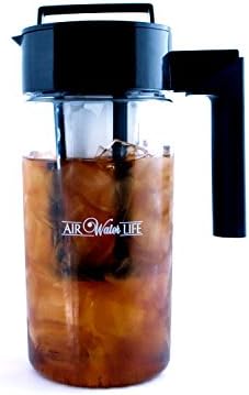 Air Water Life Cold Brew Pitcher | BPA free | Ice Coffee Maker | Ice Tea Maker | Tea Infusion | Removable Filter &amp; Airtight Design