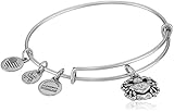 Alex and Ani Crab II Rafaelian Silver Bangle Bracelet