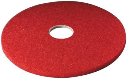 WAXIE 17" KleenLine Buffing Pad, Red, Conventional Speed 175-600 RPM (Case of 5)