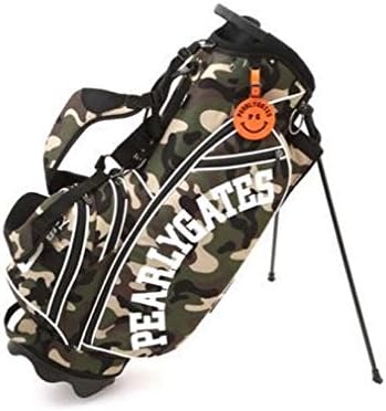 Amazon パーリーゲイツ カモフラ柄キャディバッグ スタンドキャディバッグ ニコちゃん カモ 迷彩柄 メンズキャディバッグ