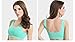 Senchanting Lace Overlay Push up Padded U-back Wirefree Full Coverage Sports Bra