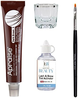 Apraise Eyelash and Eyebrow Tint, Dark Brown Number 3 by Apraise