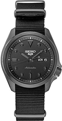 seiko 5 black stealth