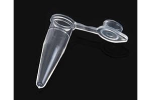 zoomto 0.2ml Microcentrifuge Tubes 5000PCS,Centrifuge Tubes with Attached Lid,Clear Conical Micro Centrifuge,Small Sample Bottle Vials Container for Lab,Plastic Lab Snap Tubes,[0.2ml, 5bag Packs ]