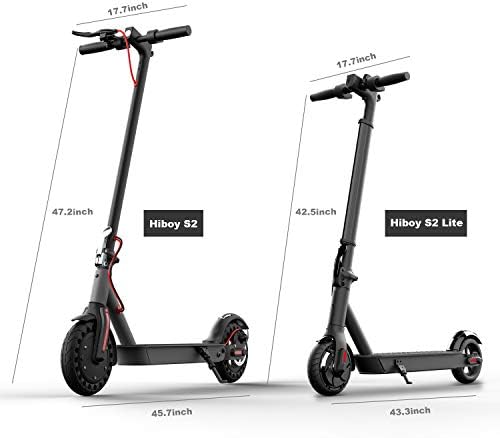 Hiboy S2 Lite Electric Scooter – 6.5″ Solid Tires – Up to 10.6 Miles