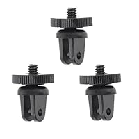 Tyoungg 3 Tripod Mount Adapters for Sony Action Cam AS100V AS30V Action Camera Mini - Gopro Mount to 1/4" thread