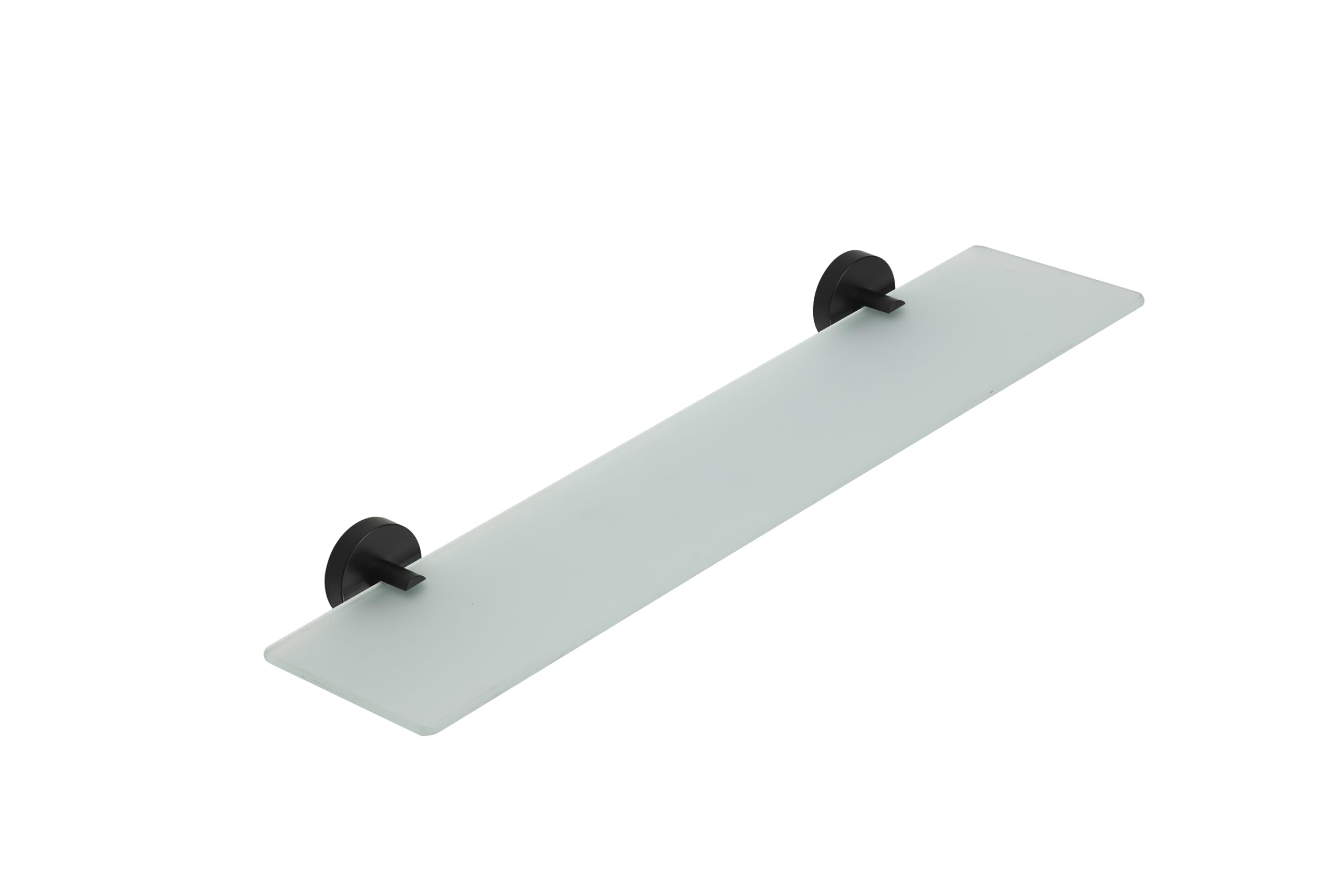 Croydex Epsom Black Flexi-Fix™ - Glass Shelf
