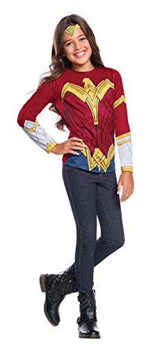Rubie's Costume Girls Justice League Wonder Top Costume, Large, Multicolor
