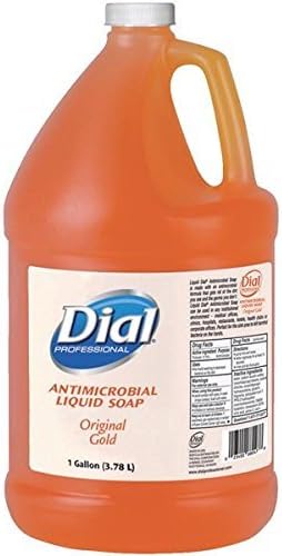 Liquid Dial Liquid Gold Antimicrobial Soap, Floral Fragrance, 1 Gal Bottle