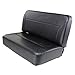 Bestop 3943701 Black Crush Trailmax II Fixed Bench Rear Seat - Jeep 1955-1995 CJ5, CJ7 & Wrangler