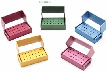 Ledona Laboratory Rectangular Aluminum Bur Holder Station Autoclave Set Of 5