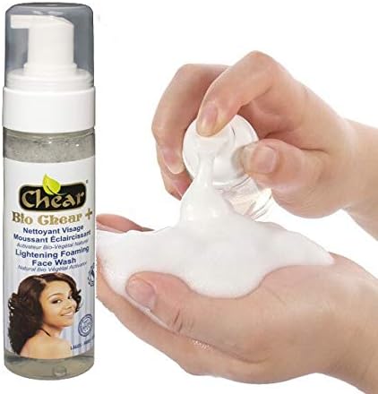 Chear Bio Skin Brightening Foaming Face Wash 200ml, Niacinamide Cleanser with Licorice, Bearberry & Vitamin C (Lemon) - Image 3