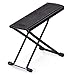 Donner Guitar Foot Stool Height Adjustable Guitar Foot Rest Footstool Black For Classical Guitar