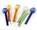 MFHX Handcrafted Stained Glass Oil Burners, 3 inch long. 5pcs/10pcs pack (10psc, 4-color-Pack)
