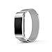 Fitbit Charge 2 Metal Band Silver, Ztotop Accessories Milanese Loop Stainless Steel Metal Bracelet Strap with Unique Magnet Lock for Fitbit Charge 2 HR 6.5