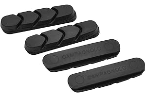 Campagnolo Unisex's Alloy Brake Pad Inserts, Black, Pre 2000 (Pack of 4)