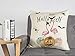 4TH Emotion Happy Halloween Throw Pillow Cover Fall Pumpkin Cushion Case for Sofa Couch 18