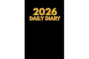 Daily Diary: One Page Per Day, 365 Days Fully Lined with months tab