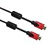 CableVantage New Premium HDMI Cable 30FT for BLURAY 3D DVD PS3 HDTV LCD HD TV 1080P Red Mesh High Speed Gold-Plated Cord Red