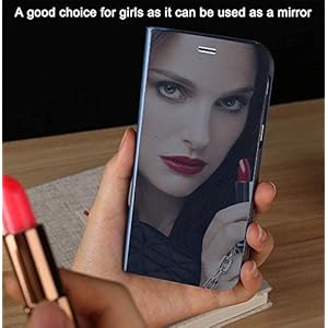 KERUN Cover per Oppo Reno 4Z (5G), Custodia Luxury Mirror Leather Magnetic Flip Stand Protective Case in Pelle PU… - immagine 8