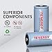 Tenergy C Size Battery 1.2V 5000mAh High Capacity NiMH Rechargeable Battery for LED Flashlights Kids Toy and More (8 pcs)