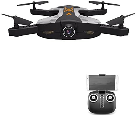 Blexy FPV RC Drones Foldable Remote Control Quadcopter with 720P HD Wide-Angle Wifi Camera 2.4GHz 6-Axis Gyro 4CH VR Helicopter RTF with Altitude Hold and One Key Return