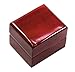 Chandni Jewels Classic Red Wooden Ring Box With Metal Hinge