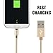 Magnetic Phone Charger - Micro USB Cable - Fast Android Charging Cable by AZbuddy (Gold)