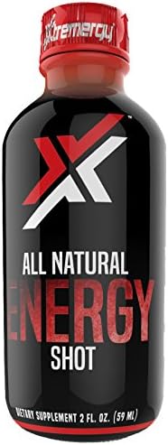 All Natural Energy Shot - Organic & Natural Energy Shot - Increase Physical & Mental Alertness - Focus Shot - Mood Relief - Stress Relief - Plant Based Caffeine Energy Shot (12 Pack)