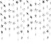 Whaline Reflective Star Paper Garland Sliver Sparkling Star Bunting Banner for Wedding Birthday Party Holiday Christmas Decorations, 52 Feet