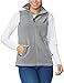 Baleaf Women's Full Zip Fleece Vest Sleeveless Jacket Zipper Pockets