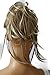CAISHA Jumbo Scrunchie Braided Updo Wavy Messy Bun Hairpiece Light Brown Blonde Mix G21D