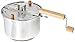 Silver Whirley Pop Stovetop Popcorn Popper - Stainless Steel Popper Makes Up to 6 Quarts of Popcorn in 3 Minutes, Includes Ready To Make Popcorn Pouch - Perfect for Movie Nights and More