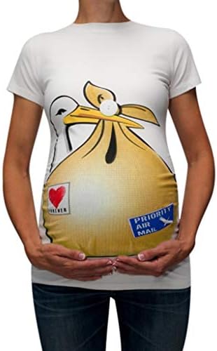 Viahwyt Mother Cute Funny Pattern Print Short Sleeve Casual T-Shirt Pregnant Tops Maternity Clothing for Women Maternity Blouse