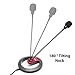 PC Goose Neck Microphone, Computer Microphone With Mute Switch and Stand, Plug And Play 3.5mm Microphone For Desktop/Laptop/iPad/Tablet