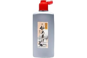Practice Ink Chinese Brush Ink Sumi Ink for Beginner Practice Chinese Japanese Calligraphy Liquid Ink Black 100g/250g