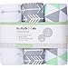 Changing Pad Cover – Premium Baby Changing Pad Covers 4 Pack – Boy or Girl Changing Pad Cover – Pure Cotton Machine Washable Grey and White Changing Table Cover – Diaper Changing Pad Cover Sheets