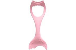 FINISPERSOO Silicone Eyeliner Aid Stencils for Women Eye Makeup Tools Pink Mermaid Design Mascara Applicator
